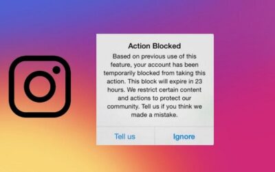 Action bloquée sur Instagram : Les raisons de votre blocage
